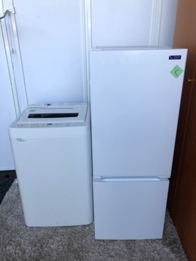 2セット　洗濯機2019年式、冷蔵庫2019年式　配送可能