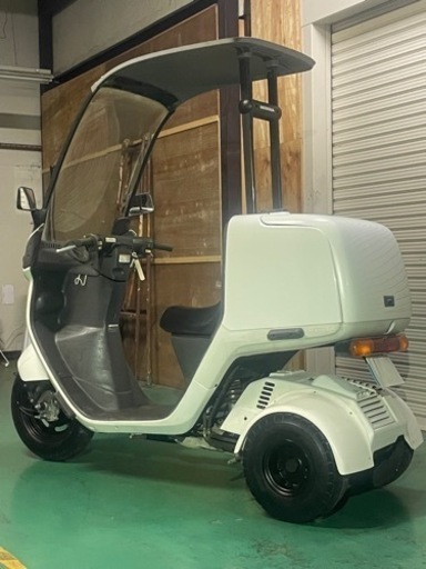 【御成約有難う御座いました。】☆低走行11415km消耗品OK!2スト最終ジャイロキャノピーミニカー改 ワイドスペ-サ-新品オ-バ-フェンダ-&純正鍵付ワゴンBOX!ノ-ヘルOK!