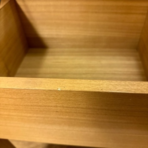 無印良品 ドレッサー タモ材 スツール付き鏡台