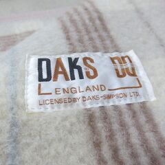 ウール100％ 140×200 日本製 毛布 DAKSの画像