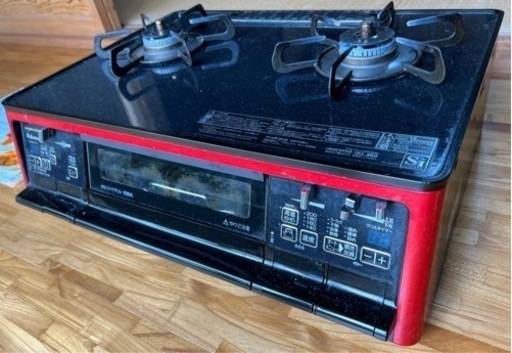 Paloma グリル付きテーブルガスコンロ Siセンサーコンロ GRAND CHEF オートグリル  ハイパーガラスコート　PA-A96W