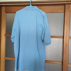 未使用２Ｌ水色ポロシャツの画像