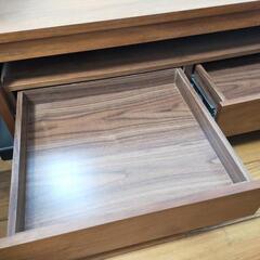 【引取希望 無料 分解してお渡し可】ローテーブル 木目調 2016年購入 取り扱い説明書あり 引き取りのみの画像