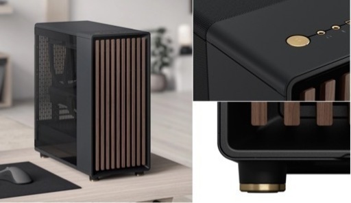 ほぼ新品❗️希少　Fractal Design North pcケース　北欧　家具調