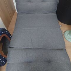 ニッセン　折りたたみソファベッドの画像