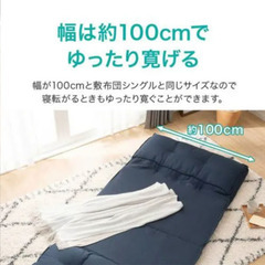 ニッセン　折りたたみソファベッドの画像