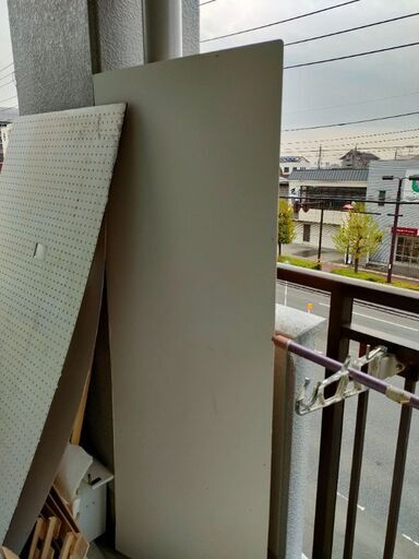 カラー合板２枚、有効ボード1枚