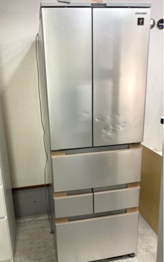 シャープ プラズマクラスター冷蔵庫 457L 左右開69,000円‼️