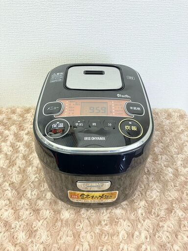 アイリスオーヤマ　IH炊飯器　3合炊き　RC-IE30-B　2019年製