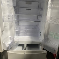 SHARP 6ドア冷蔵庫 SJ-P461D-H 2017年製 455L○E032M443