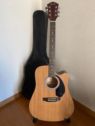 Fender フェンダー・エレアコ・FA-125CE・fishmanプリアンプ搭載・ブリッジ交換跡あり