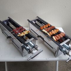2台セット やきとり焼器台 業務用 焼き鳥焼器 イベント キッチ...