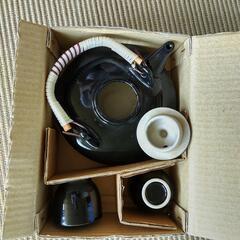 土瓶ぐい飲みセット　松茸土瓶蒸し、焼酎、日本酒　新品未使用の画像
