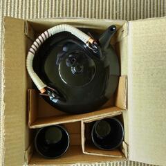 土瓶ぐい飲みセット　松茸土瓶蒸し、焼酎、日本酒　新品未使用