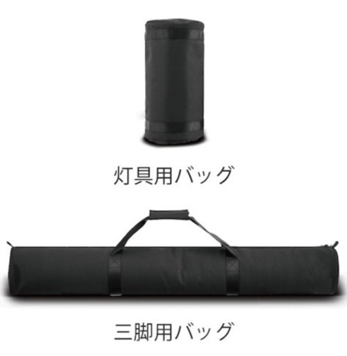 輝夜２１０Ｗ　ＬＥＤ全光バルーンライト　小型三脚仕様　三台