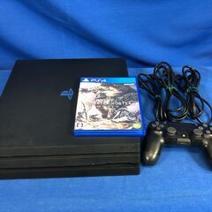 【動作保証あり】SONY PlayStation 4 Pro CUH-7100BB01 ソフト付き【管理KRK773】