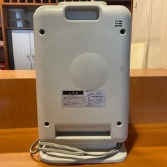 センサー付きファンヒーターの画像