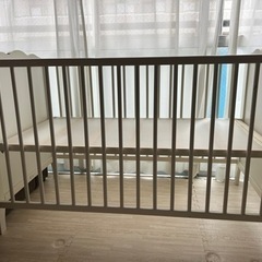 【お譲りします】IKEAベビーベッド　60×120