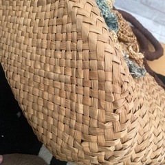 カゴバック　コサージュ付き　の画像