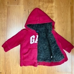 baby GAP パーカー★サイズ80 ★赤／レッド★男女兼用★ギャップの画像