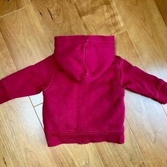 baby GAP パーカー★サイズ80 ★赤／レッド★男女兼用★ギャップの画像