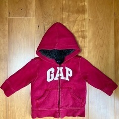 baby GAP パーカー★サイズ80 ★赤／レッド★男女兼用★ギャップの画像