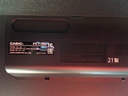 e90 CASIO PX-770BN 2021年製　電子ピアノ　カシオ