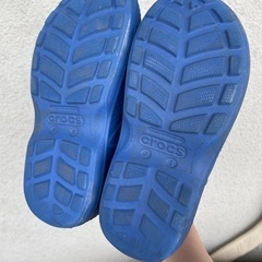 レインブーツ　20センチ　クロックスの画像