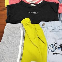 子供服90サイズ　petit mainショートパンツなどの画像