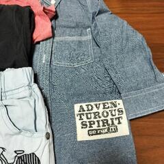 子供服90サイズ　petit mainショートパンツなどの画像