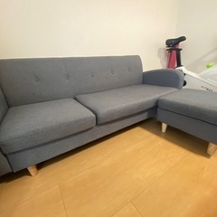3人用L字ソファを譲りますの画像