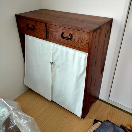 アンティーク収納棚　和物