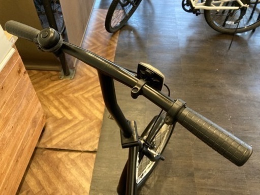 【チェーン新品！】20インチ折りたたみ自転車　マットブラック