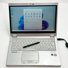 送料無料 高速SSD タッチ可 LTE対応 12.5型 ノートパソコン Panasonic CF-MX5AFAVS 中古良品 第6世代 i5 4GB 無線 Webカメラ Windows11 Office
