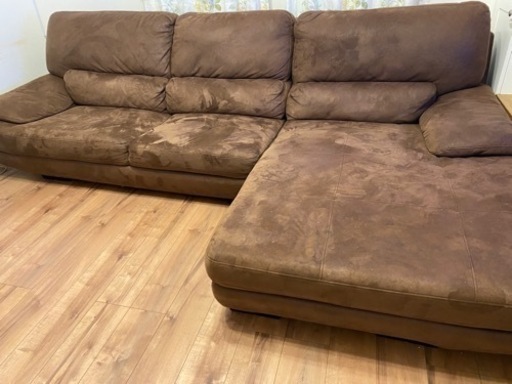 【取引中】カウチソファ　引き取り限定