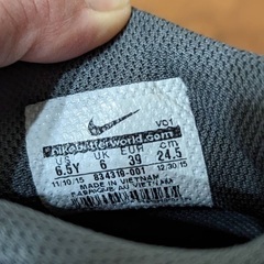 ☆NIKE ナイキ☆バスケットボールシューズ24.5cm☆美品☆ ZOOM ASCENTION GSの画像