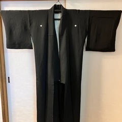 紋付き喪服&羽織セット　袷