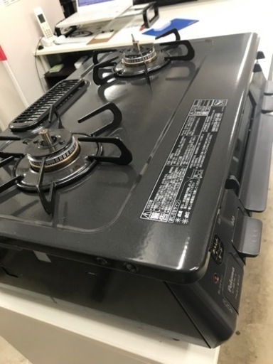 ☆値下げ☆ K2306-841 Paloma ガステーブル　都市ガス用　2021年製　IC-S87K-1L 汚れ　キズあり