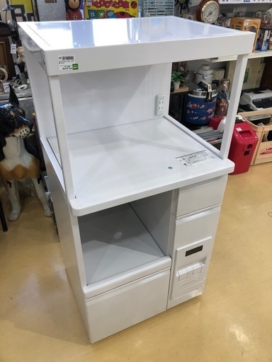 エムケー精工　レンジ台　米びつ付