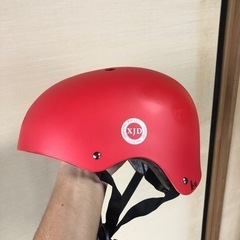 子供用ヘルメット赤 Lサイズの画像