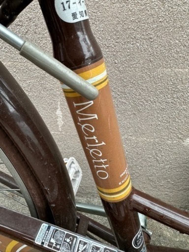 お洒落なブラウンの自転車！