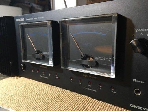 オンキョー　パワーアンプ　Onkyo m 8000