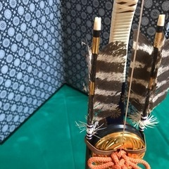 兜　縁起物　五月人形　子供の日　伝統工芸士作　昭和レトロ　出世陣羽織の画像