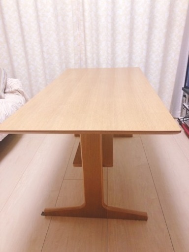 幅130cm無印良品 リビングでもダイニングでも使えるテーブル