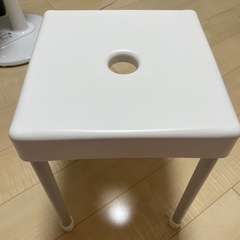 お風呂場の椅子での画像