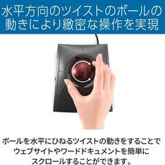 【最終値下げ！】トラックボールマウス *Win/Mac両対応*〈Kensington
SlimBlade Trackball〉の画像