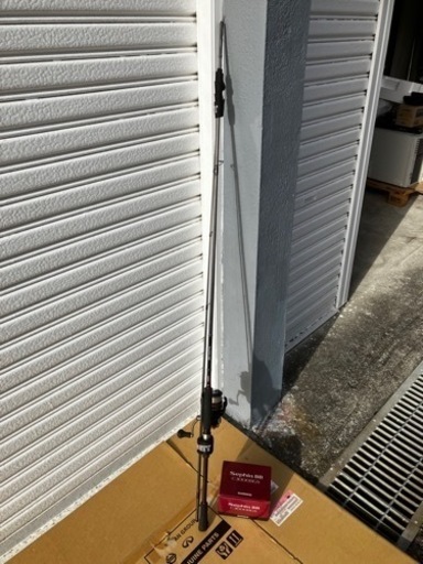 アオリイカ釣り用の竿とリール