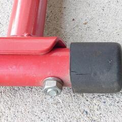 （取引中）フロントホイールクランプ　バイクスタンドの画像