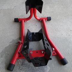 （取引中）フロントホイールクランプ　バイクスタンドの画像