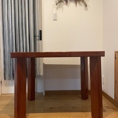 欅ケヤキ1枚板無垢材ダイニングテーブル　天板厚50㎜の画像